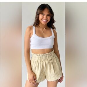 Beige Shorts